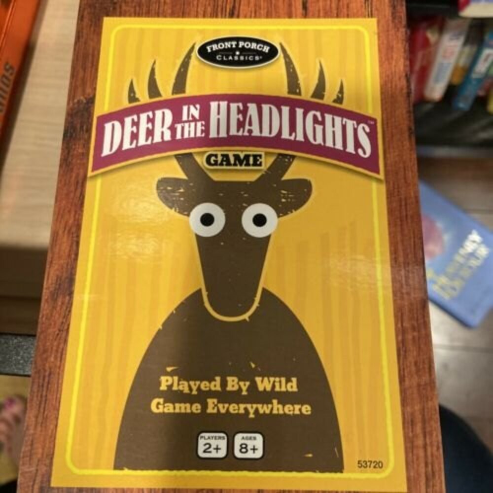 Deer In The Headlights Family Board Game Front Porch Classics Ages 8+ NEW Sealed